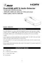 Orei HDA-931 Instruction Manual preview