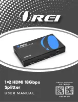 Orei UHDS-102 User Manual предпросмотр