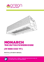 Oreon MONARCH M 1000 Series Installation Manual preview