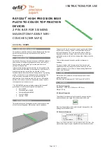 Preview for 1 page of orfit RAYCAST 33221 Instructions For Use