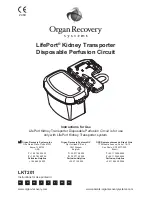 Organ recovery systems LifePort Kidney Transporter LKT201 Instructions For Use Manual предпросмотр