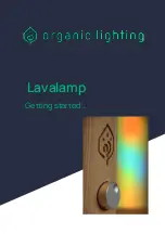 Preview for 1 page of Organic Lighting Lavalamp Getting Started