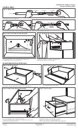 Preview for 2 page of Organized Living freedomRail 1 Drawer Double Hang OBox Assembly Instructions