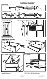 Предварительный просмотр 2 страницы Organized Living freedomRail 2 Drawer Double Hang Big OBox Assembly Instructions