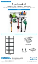 Organized Living freedomRail Installation Manual preview