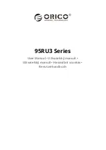 Orico 95RU3 Series User Manual предпросмотр