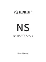 Orico NS-USB3.0 Series User Manual preview