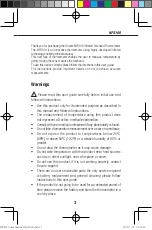 Preview for 3 page of Oricom 198436 User Manual