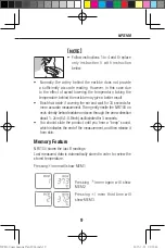 Preview for 9 page of Oricom 198436 User Manual