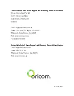 Preview for 1 page of Oricom babysense 2 User Manual