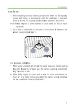 Preview for 8 page of Oricom Babysense7 User Manual