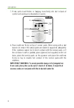 Preview for 11 page of Oricom Babysense7 User Manual