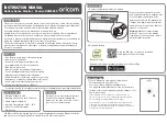 Oricom BSM888X Instruction Manual preview