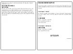 Preview for 4 page of Oricom BSM888X Instruction Manual