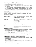 Preview for 15 page of Oricom CARE120 User Manual