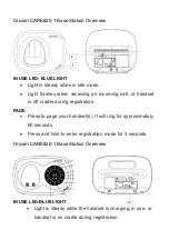 Предварительный просмотр 16 страницы Oricom CARE620-1 User Manual