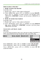 Предварительный просмотр 23 страницы Oricom CARE620 Series User Manual