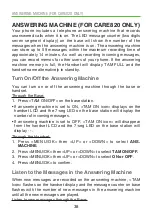 Preview for 38 page of Oricom CARE620 Series User Manual