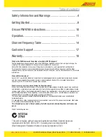 Preview for 3 page of Oricom COM-PMR780 User Manual