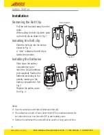 Предварительный просмотр 8 страницы Oricom COM-PMR780 User Manual