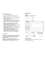 Предварительный просмотр 4 страницы Oricom DECT MI40 User Manual