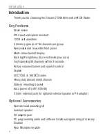 Preview for 4 page of Oricom DTX4000 Operating Instructions Manual