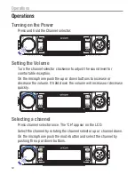 Preview for 12 page of Oricom DTX4000 Operating Instructions Manual