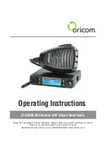 Oricom DTX4300 Operating Instructions Manual preview