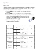 Предварительный просмотр 16 страницы Oricom DTX4300 Operating Instructions Manual