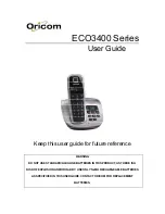 Oricom EC03400-1 User Manual preview