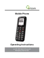 Oricom EZY120 Manual preview