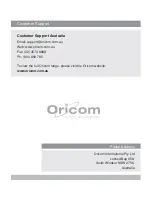 Preview for 44 page of Oricom M5200 Series User Manual