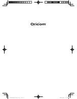 Предварительный просмотр 2 страницы Oricom PIX2000 Manual