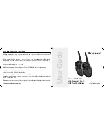 Preview for 1 page of Oricom PMR1000R Manual