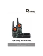 Preview for 1 page of Oricom PMR1200 Manual