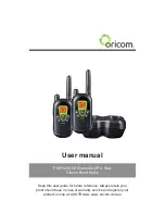 Preview for 1 page of Oricom PMR1250 80 User Manual