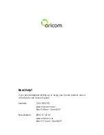 Preview for 2 page of Oricom PMR1250 80 User Manual