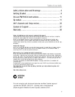 Preview for 3 page of Oricom PMR1250 80 User Manual