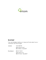 Preview for 2 page of Oricom PMR1280 Operating Instructions Manual