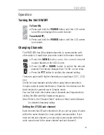 Preview for 13 page of Oricom PMR1280 Operating Instructions Manual