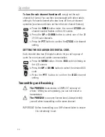 Preview for 14 page of Oricom PMR1280 Operating Instructions Manual