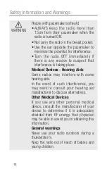 Preview for 11 page of Oricom PMR1300 Operating Instructions Manual