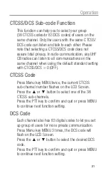 Preview for 22 page of Oricom PMR1300 Operating Instructions Manual