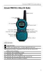 Preview for 12 page of Oricom PMR795 Operating Instructions Manual