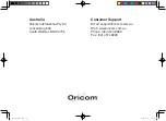 Preview for 40 page of Oricom pro600 DECT User Manual