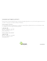 Preview for 20 page of Oricom Secure 720 User Manual