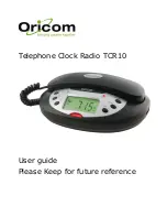 Oricom TCR10 User Manual preview