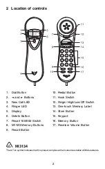 Предварительный просмотр 3 страницы Oricom TP9 Manual