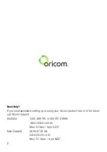 Preview for 2 page of Oricom UHF028 User Manual