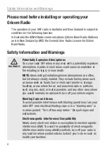 Preview for 4 page of Oricom UHF028 User Manual